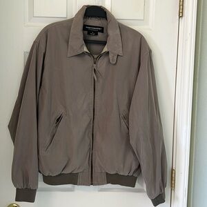 Weatherproof Classic Men’s Gray Windbreaker Jacket Size Medium